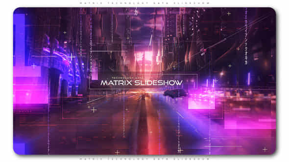 Matrix Technology Data - VideoHive 22356903