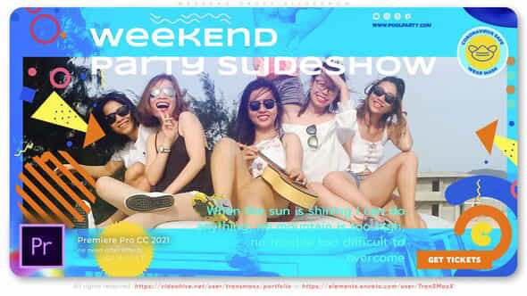 Weekend Party Slideshow - VideoHive 40112509