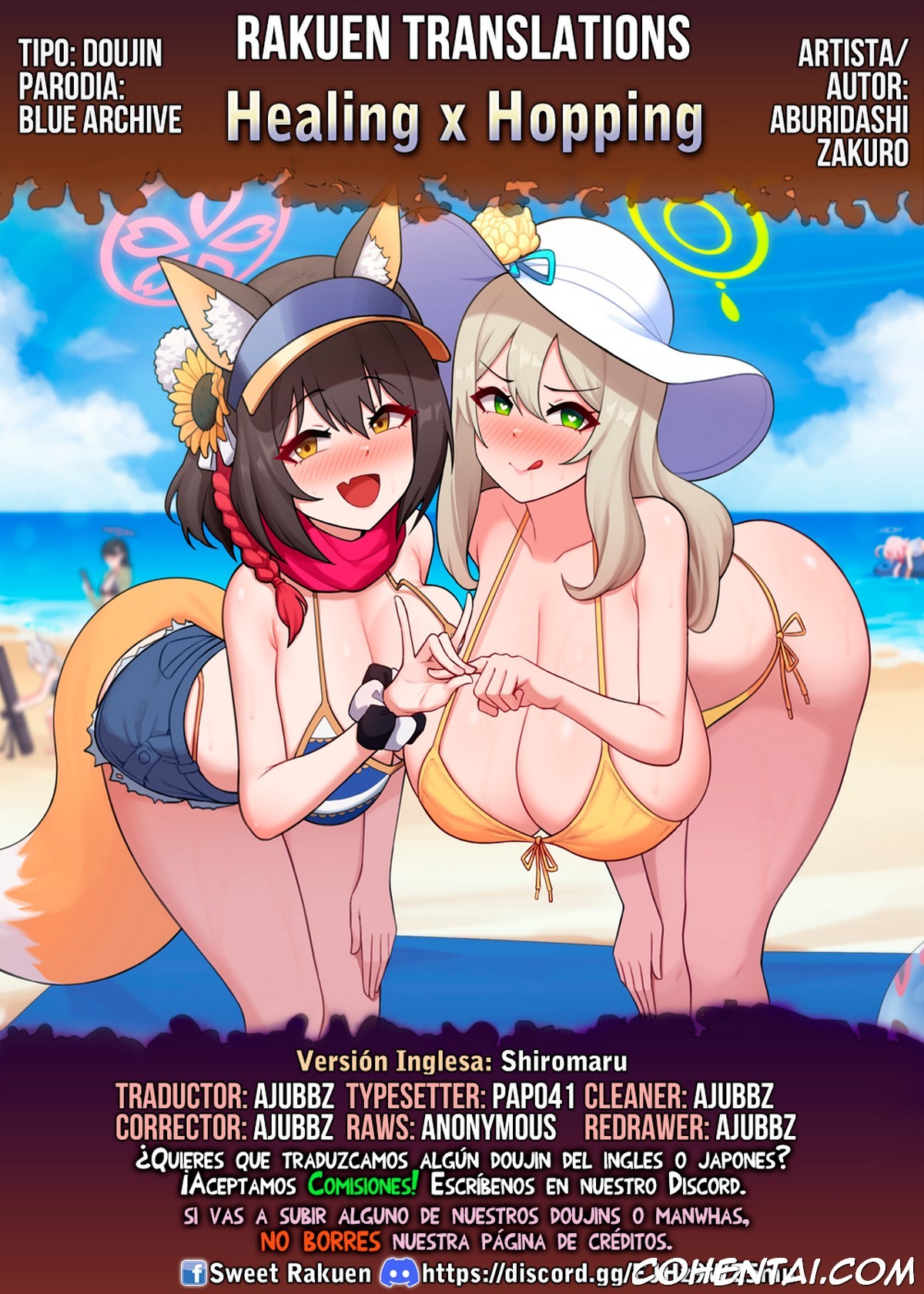 Healing x Hopping (Blue Archive) xxx comics manga porno doujin hentai español sexo 