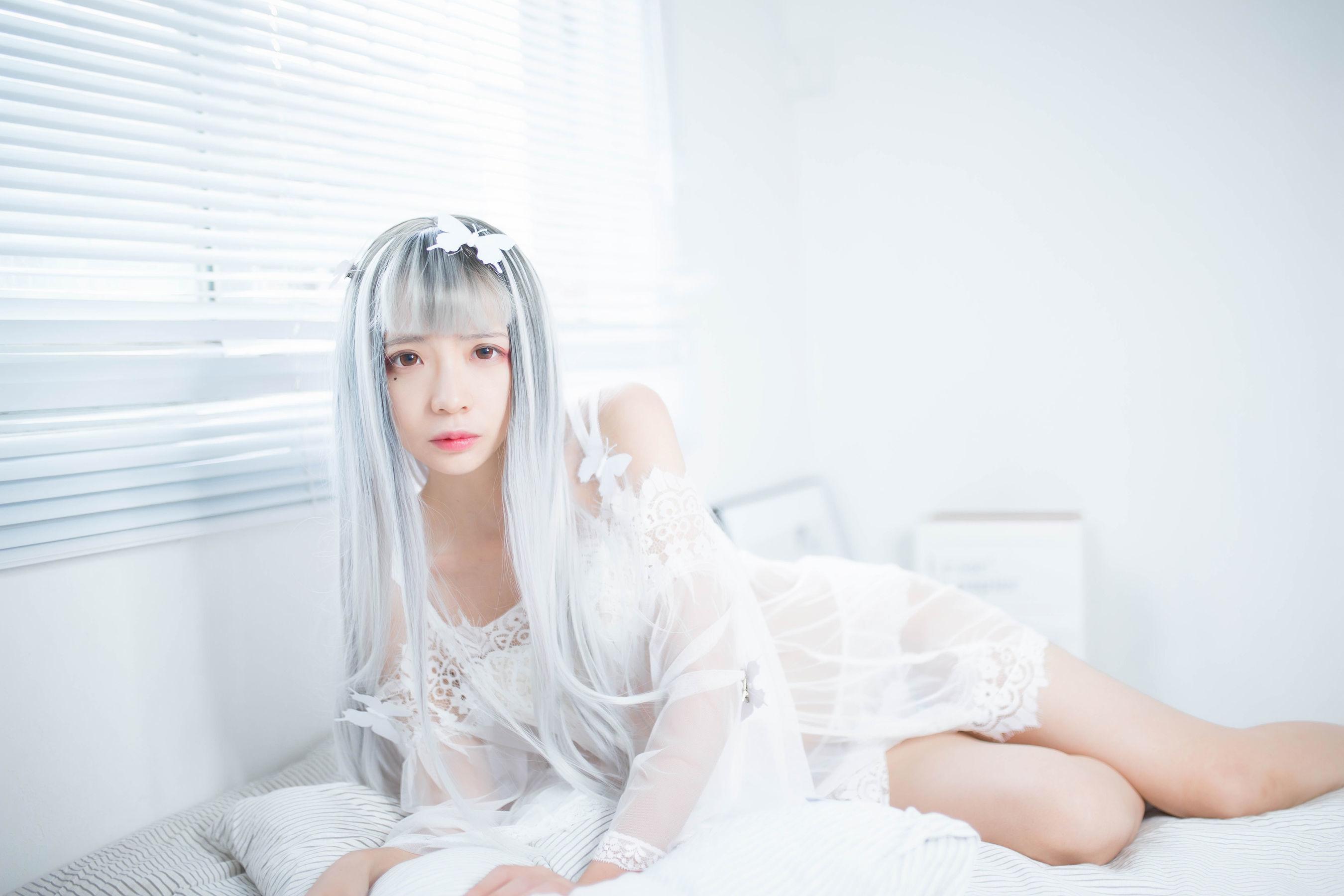 [网红COSER] 疯猫ss – 透明白纱 写真集(31)