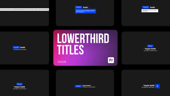 Lowerthird Titles 06 - VideoHive 44311657