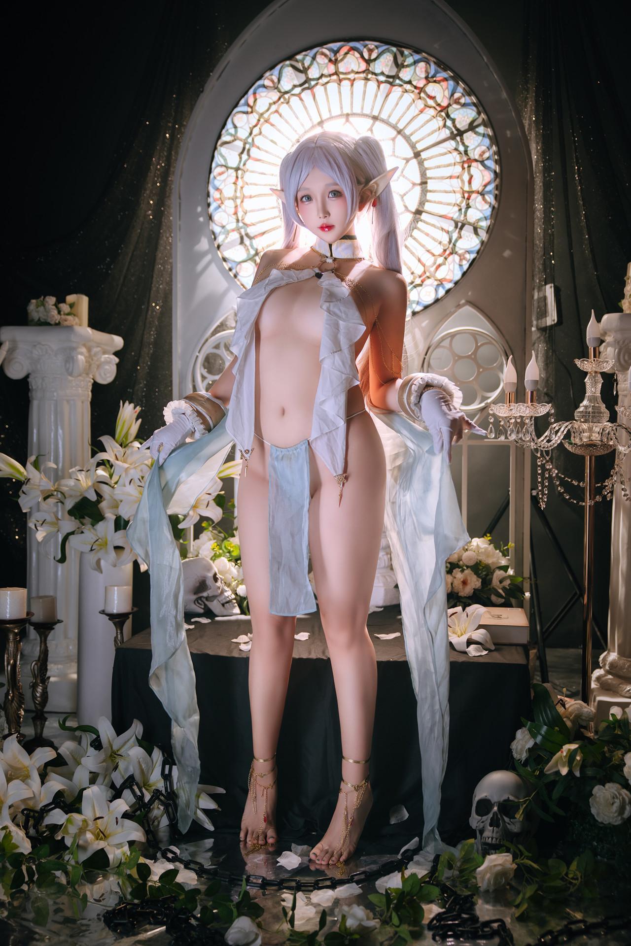 Cosplay Rinaijiao日奈娇 – 芙莉莲（圣光版）(8)