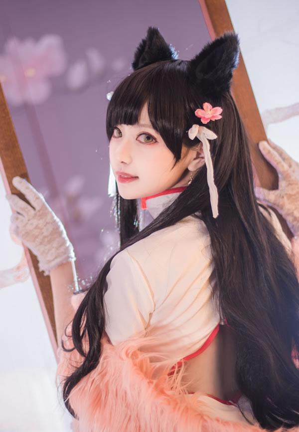 高颜值coser Shika小鹿鹿-爱宕旗袍(8)