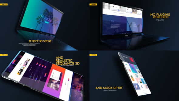 Web Promo And Mockup Device - VideoHive 31875733
