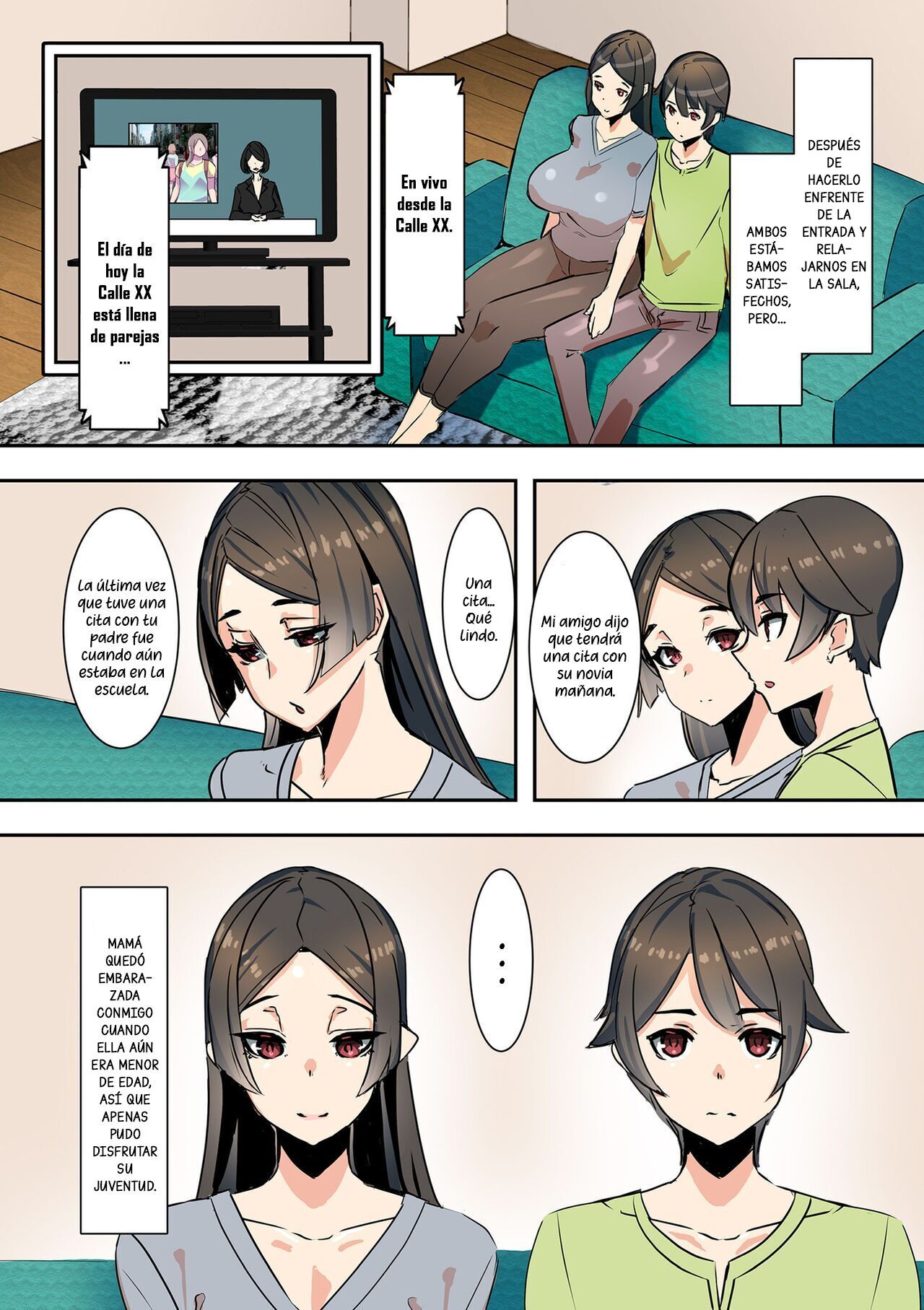 [UC] Koibito wa Jitsubo  My Lover Is My Own Mother (COMIC Kuriberon DUMA 2022-03 Vol. 34) [Spanish] [Shirokuto]