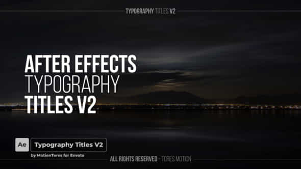 Typography Text Titles - VideoHive 34463577