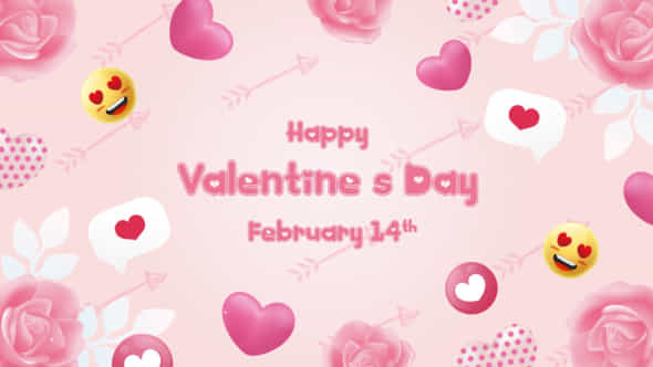 Valentines Day Intro - VideoHive 50563595