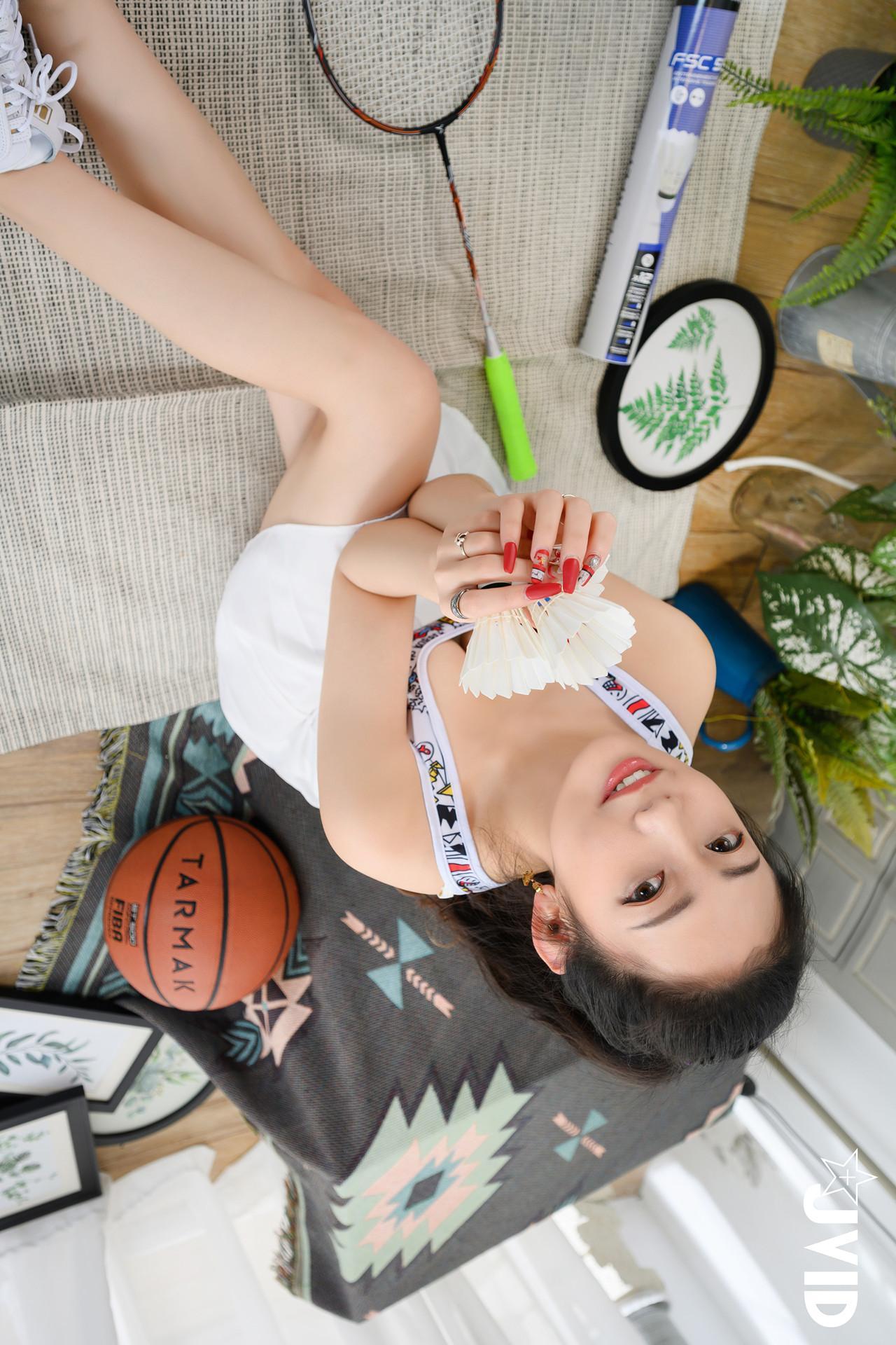JVID 夏暮光 – WARM UP!激烈運動前,夏慕光上空帶你暖身 Set.01(8)