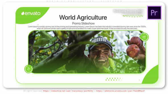 World Of Agriculture Slideshow - VideoHive 50533143