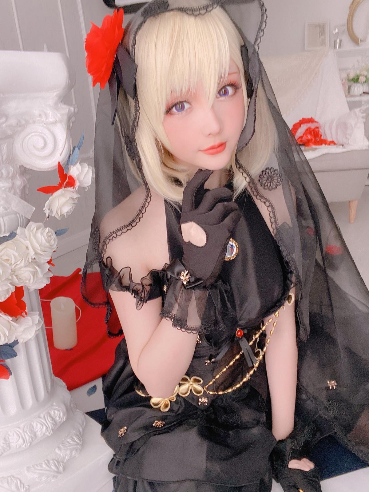 Cosplay 星之迟迟Hoshilily Z23婚纱(34)