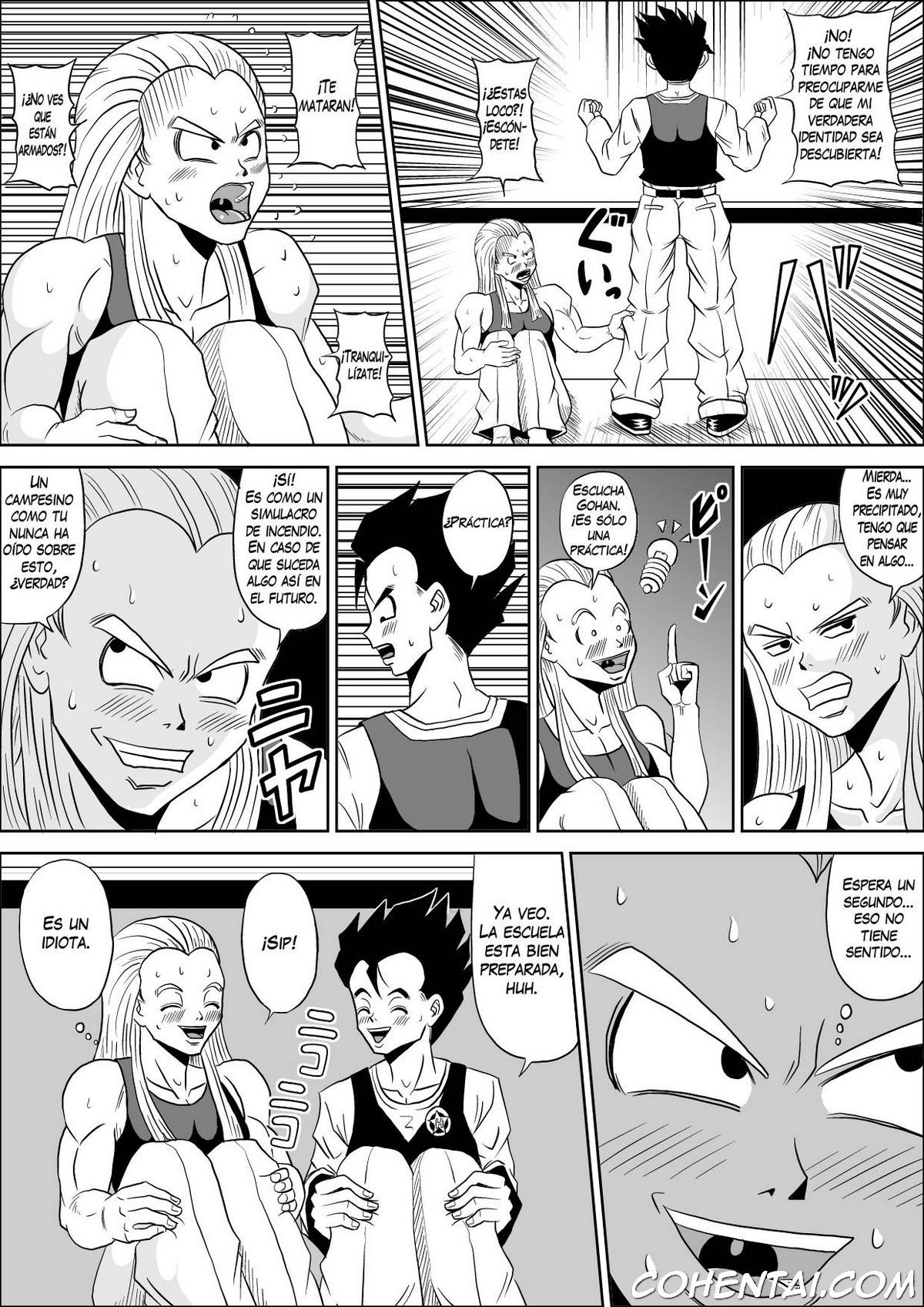 HIGH SCHOOL RAPE (Dragon Ball Z) xxx comics manga porno doujin hentai español sexo 