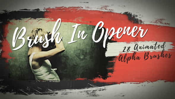 Brush In Opener - VideoHive 18627110