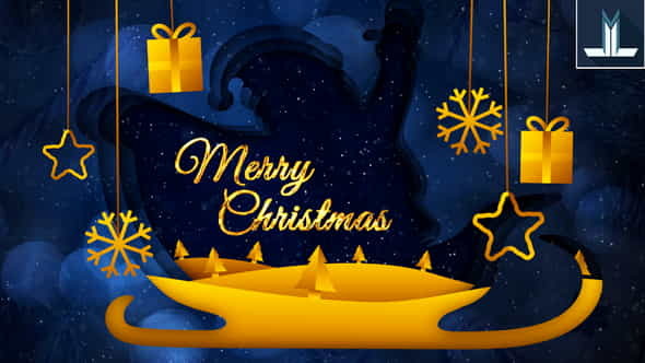 Merry Christmas Greeting Card - VideoHive 25216913