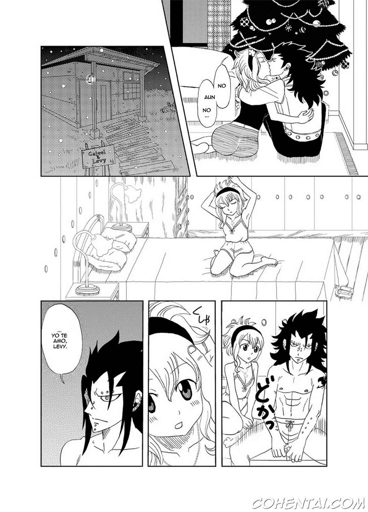 GajeeLevy Christmas Manga (Fairy Tail) xxx comics manga porno doujin hentai español sexo 