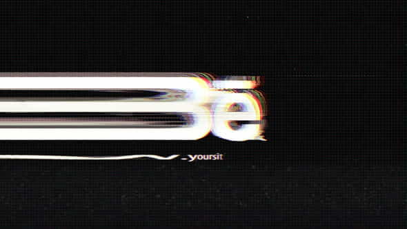 Glitch Logo Reveal - VideoHive 28156143