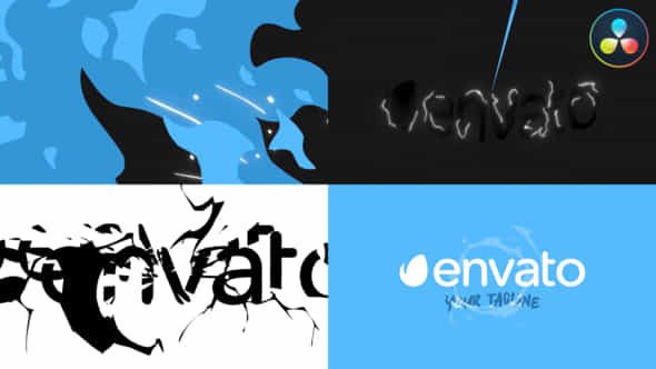 Fast Logo Reveal Davinci Resolve - VideoHive 52124594