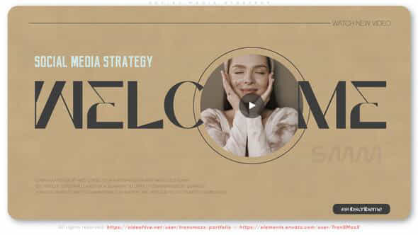 Social Media Strategy - VideoHive 57218935