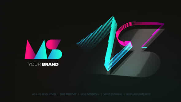 Trace Lines Logo Animation - VideoHive 55434856