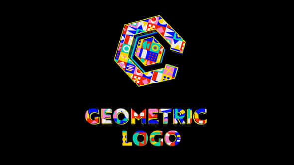 Loopable Geometric Logo - VideoHive 57014335