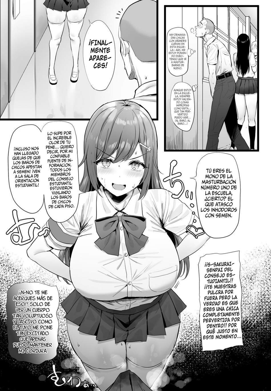 La Juvenil y Apasionada Historia de la Fetichista de los Olores Sakurai-senpai vs un Pene Apestoso - Page #1