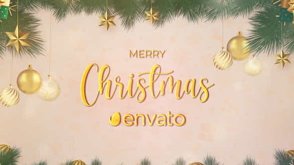 Merry Christmas Intro - VideoHive 42033397