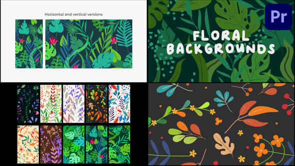 Floral Backgrounds for - VideoHive 43406531