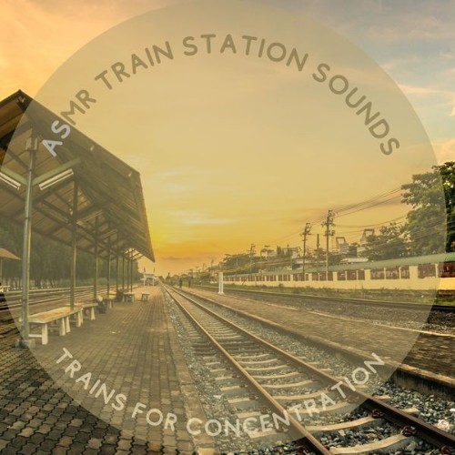 ASMR Train Station Sounds - Trains for Concentration - 2022