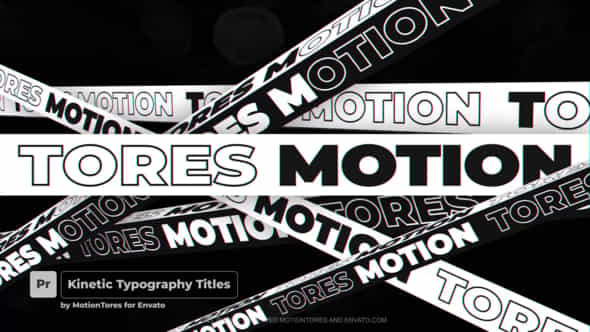Kinetic Typography Titles - VideoHive 34577732