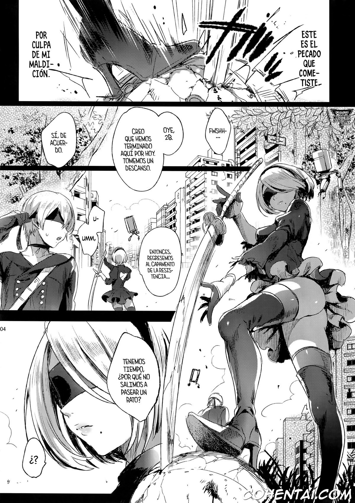 Ningyou Yuugi (NieR:Automata) xxx comics manga porno doujin hentai español sexo 