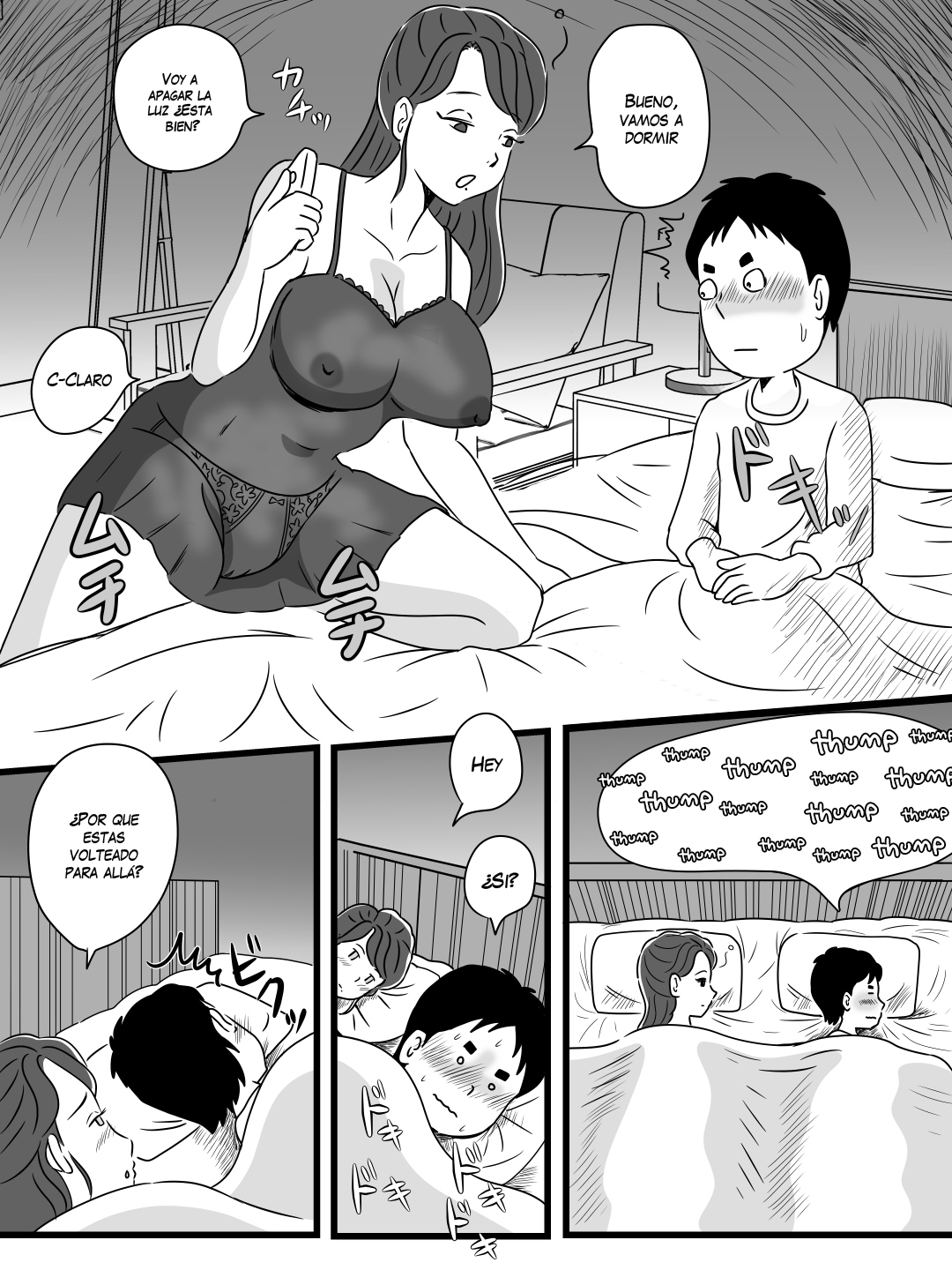 [Momoziri Hustle Dou] Beer o Nomu to Inran ni Naru Kaa-san to Yareta Hanashi [Spanish] (VarKatzas666)