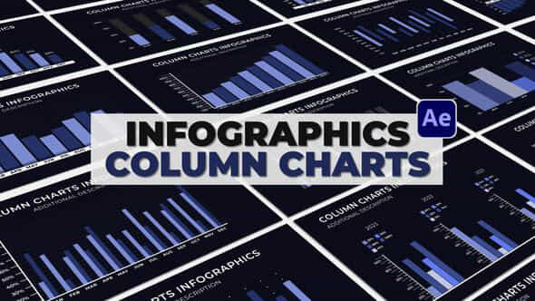 Infographics Column Charts - VideoHive 51813653