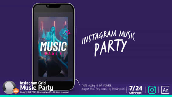 Instagram Music Party - VideoHive 45878139