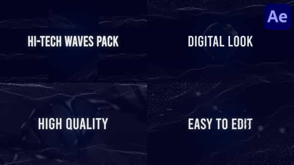 HiTech Waves Pack - VideoHive 45543625