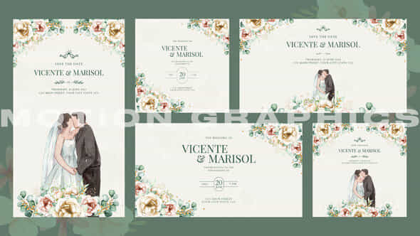 Bells Wedding Invitation Mogrt - VideoHive 51967388