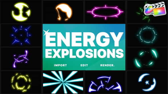 Energy Explosions | FCPX - VideoHive 31678919