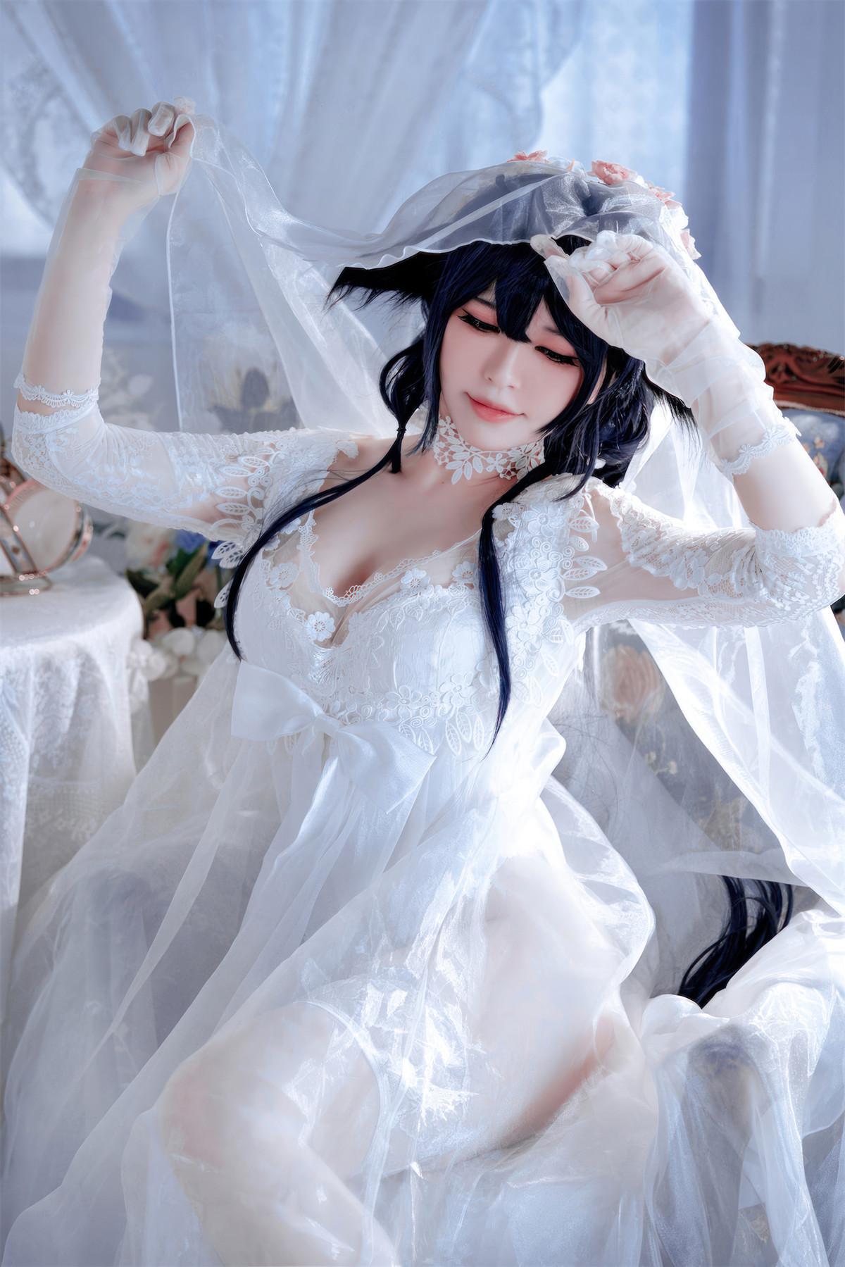 Cosplay 半半子Banbanko 碧蓝航线 吾妻花嫁(23)