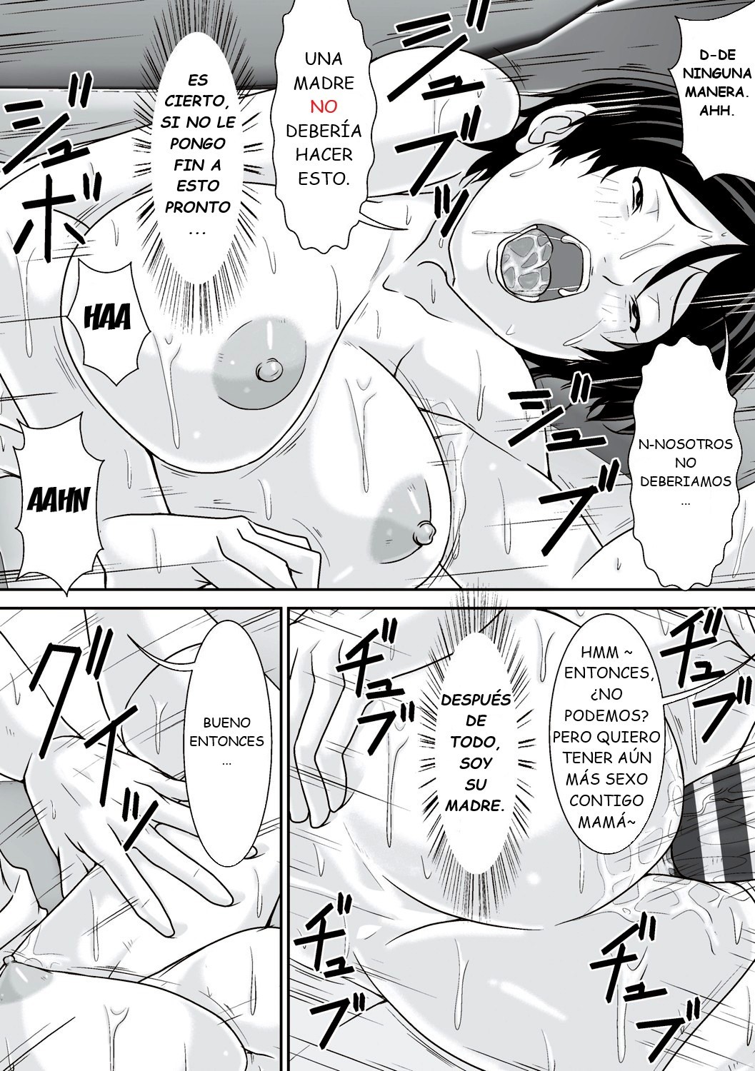 [Hoyoyodou] Kora! Anta Hahaoya o Kudoite Nani Shiyoutte Iu no!  ¡Oye! ¡¿Qué haces seduciendo a tu madre! [Spanish] [GB]