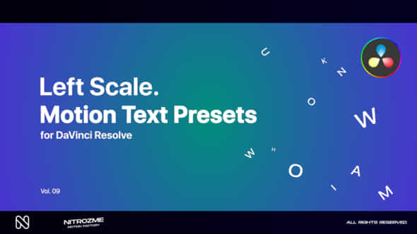 Left Scale Motion - VideoHive 47355597