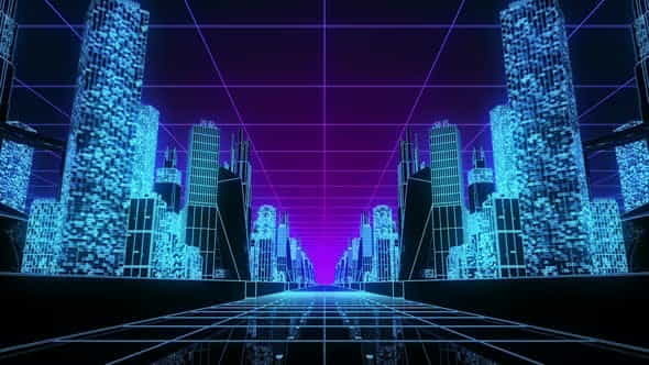 Neon Cyber City v2 - VideoHive 25912649