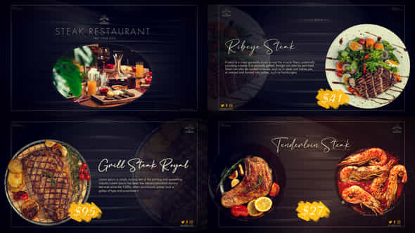 Steak Restaurant Promo - VideoHive 51122161