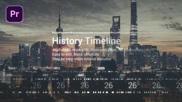 History Timeline Corporate Timeline - VideoHive 49802526