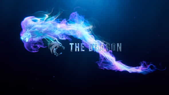 Particles Fantasy Dragon Logo - VideoHive 34013767
