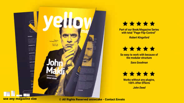 Yellow - Magazine - VideoHive 37459211