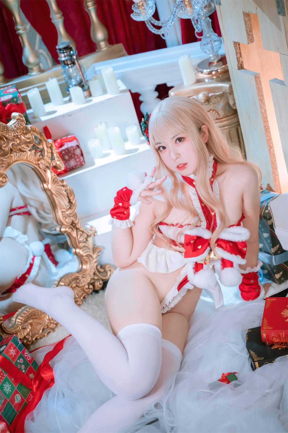 Cosplay 虎森森 圣诞精灵 Christmas(41)