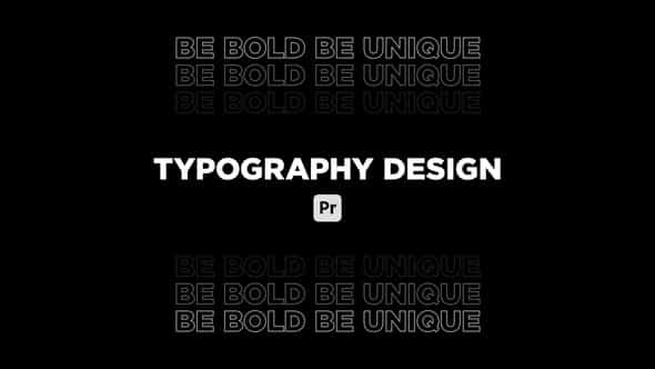 Typography For Premiere Pro - VideoHive 53477767