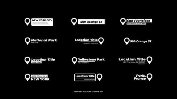 Location Titles 2.0 | After - VideoHive 34842942
