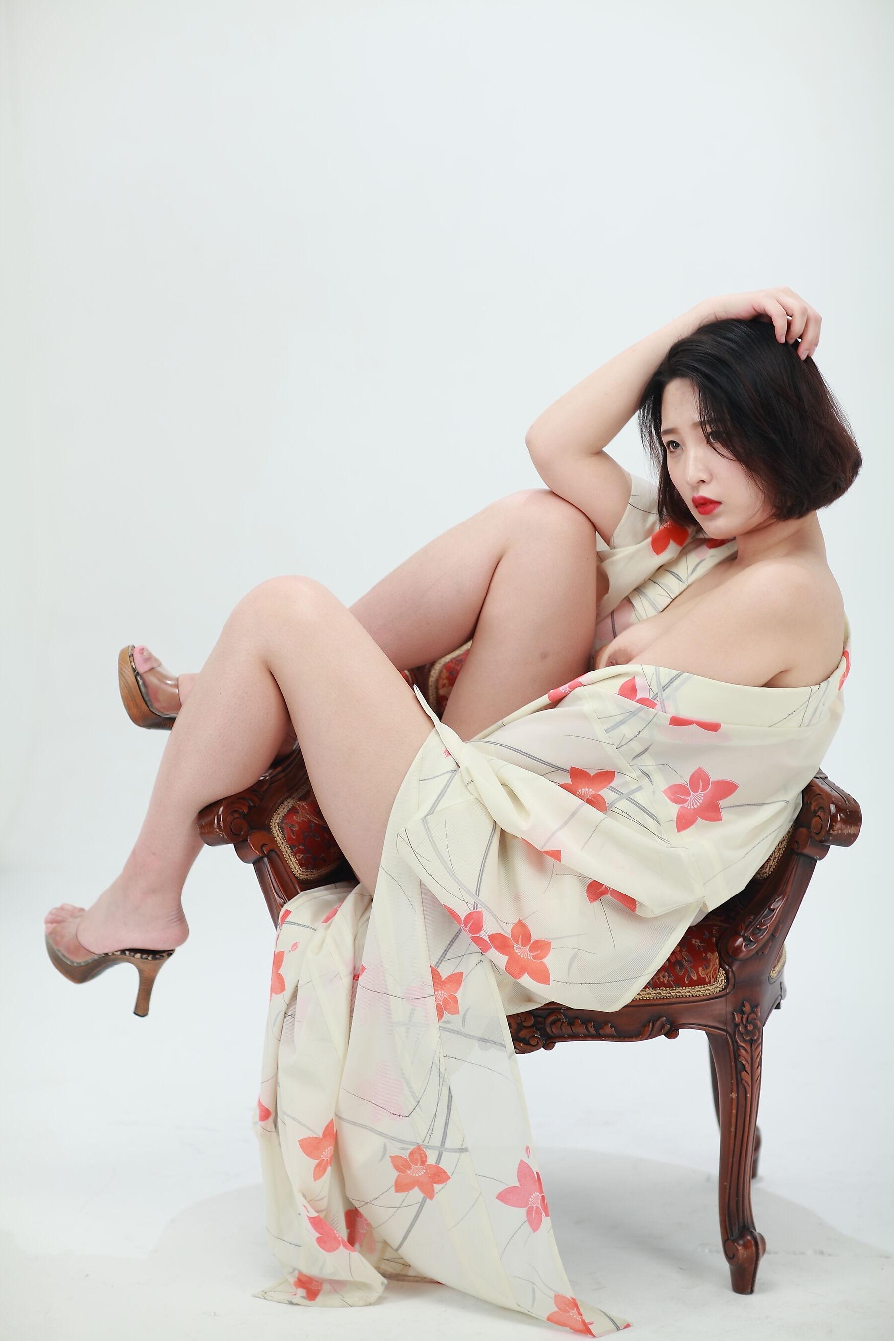韩模人体 韩模尤娜（유나）人体私拍套图(34)