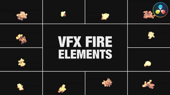 Vfx Fire Elements For Davinci Resolve - VideoHive 53617029