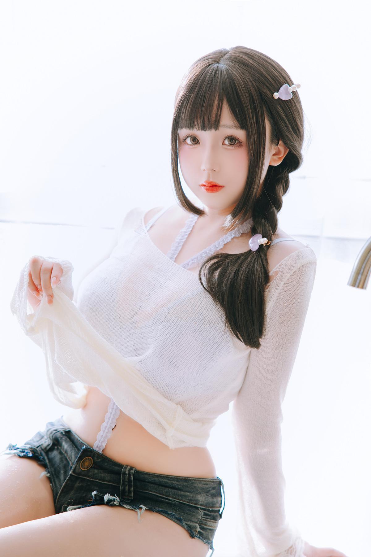 Cosplay Rinaijiao日奈娇 牛仔裤人妻 Set.01(10)