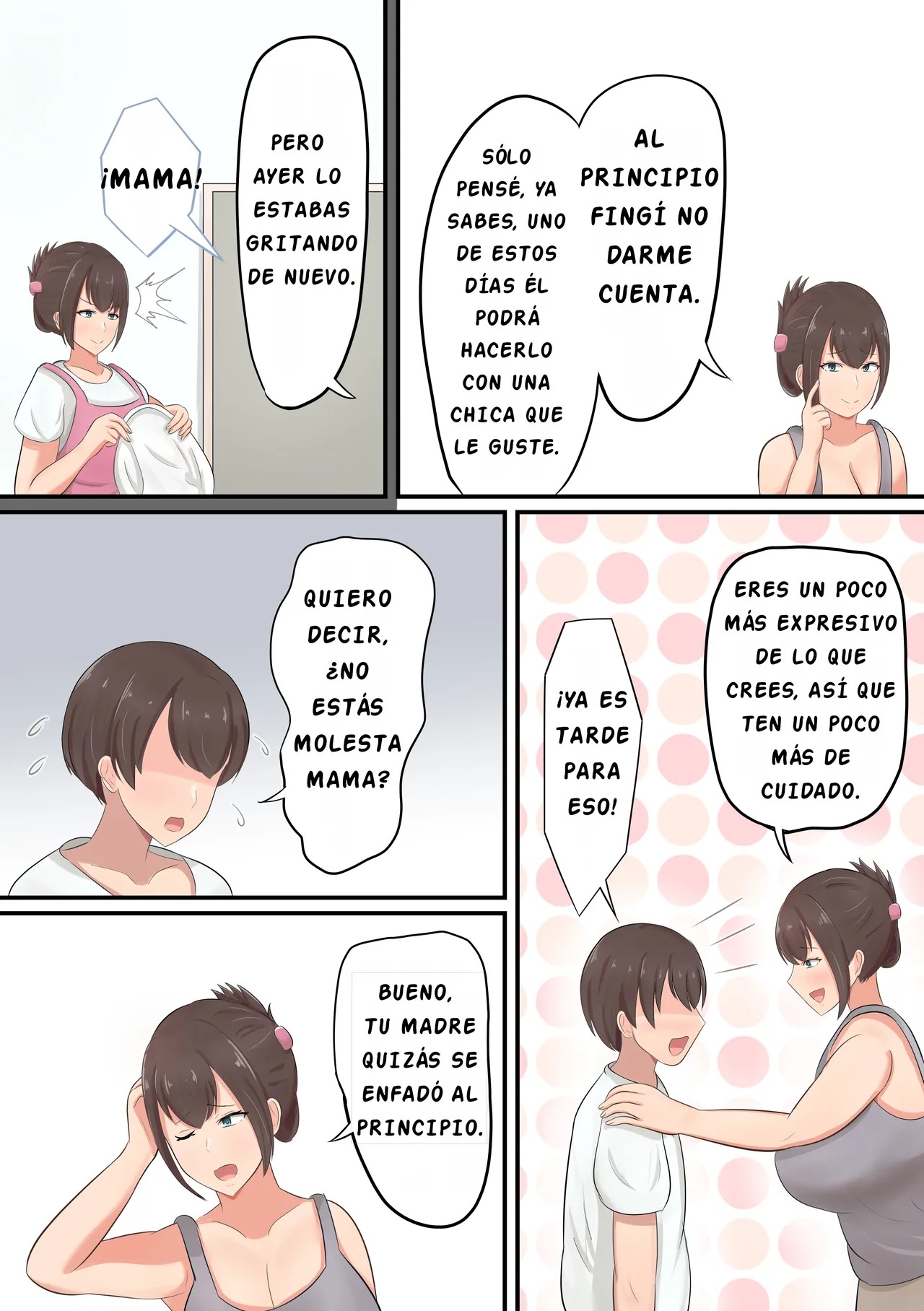 [Shirakumo Zen] Oiwai ni Okaa-san ga Fudeoroshi Shite Kureta Hanashi  ¡¡Celebarndo con mama mi primer empleo!! [Spanish] [No Man Scan]